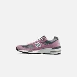 Best New Balance 991 Pink / Grey