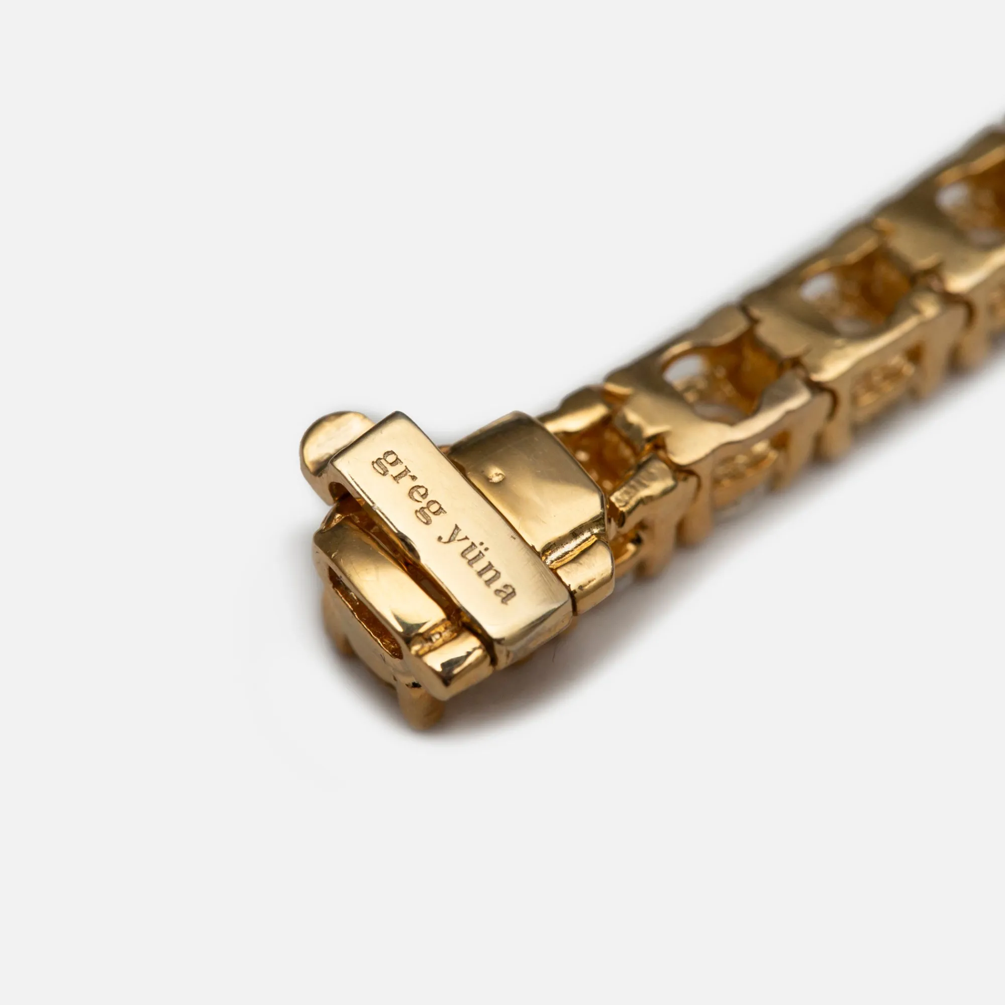 Best Sale Greg Yuna 20 Pointer Tennis Bracelet Yellow Gold