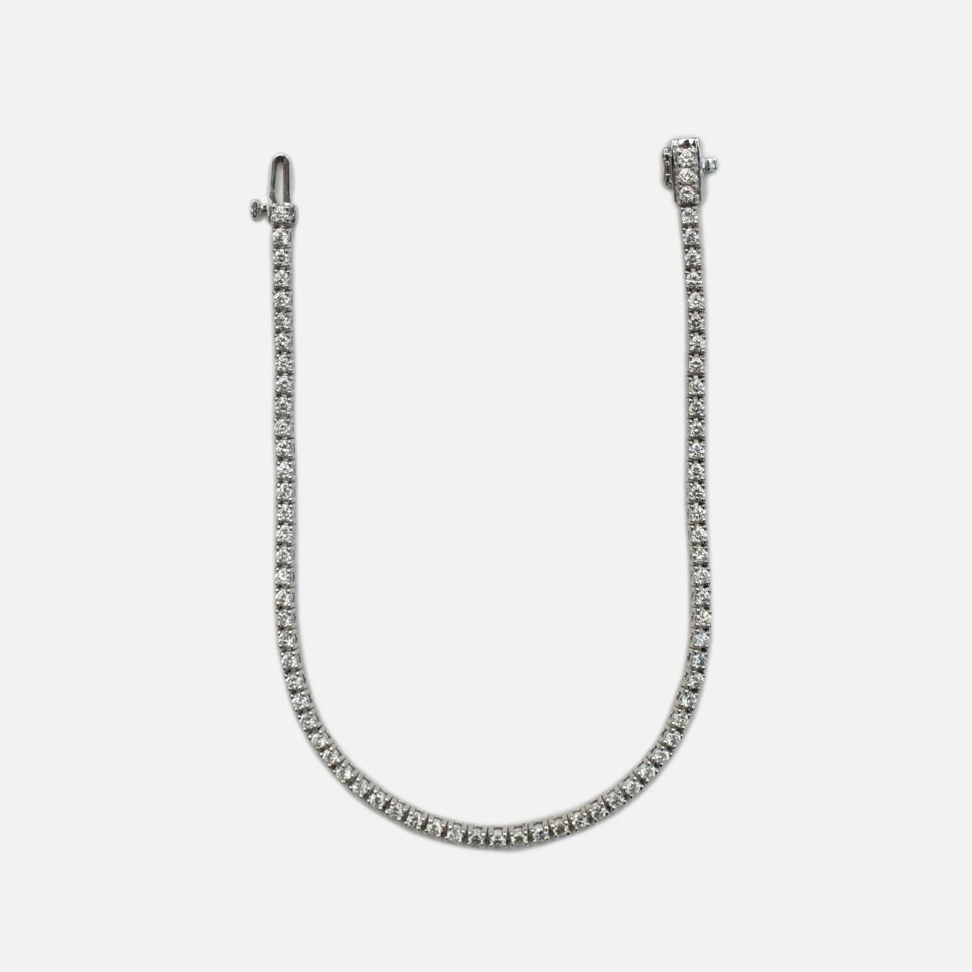 Online Greg Yuna 5 Pointer Tennis Bracelet White Gold