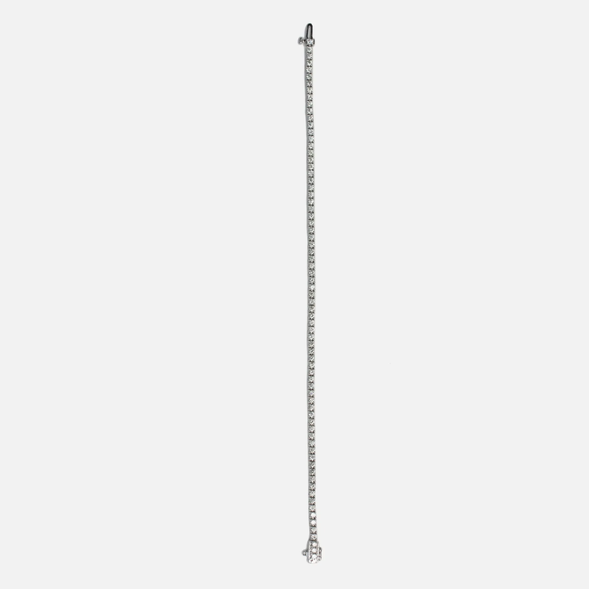 Online Greg Yuna 5 Pointer Tennis Bracelet White Gold