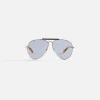 Best Sale Gucci 004 Sunglasses Gold / Havana / Grey