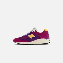 Cheap New Balance 990 V2 Pink / Purple / Yellow
