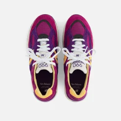 Cheap New Balance 990 V2 Pink / Purple / Yellow