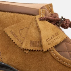 Best Moncler 1952 X Clarks Wallabee Khaki / Orange