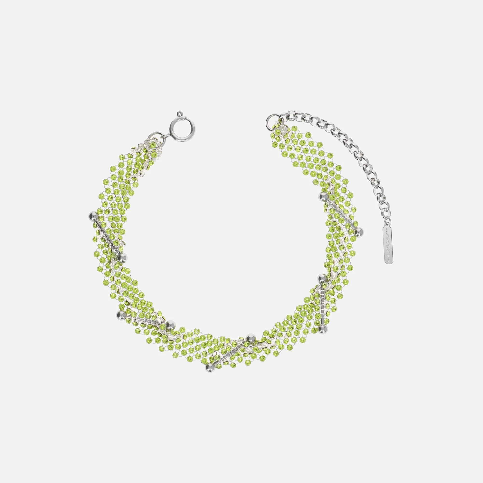 Outlet Justine Clenquet Acid Choker Green