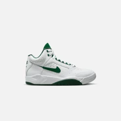 Cheap Nike Air Flight Lite Mid White / Gorge Green