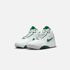 Cheap Nike Air Flight Lite Mid White / Gorge Green