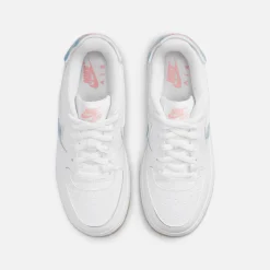 Cheap Nike Air Force 1 White / Bleached Coral / Gum Light Brown / Boarder Blue