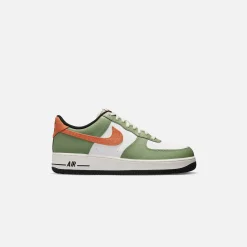 Discount Nike Air Force 1 `07 Fm Oil Green / Safety Orange / White / Sail