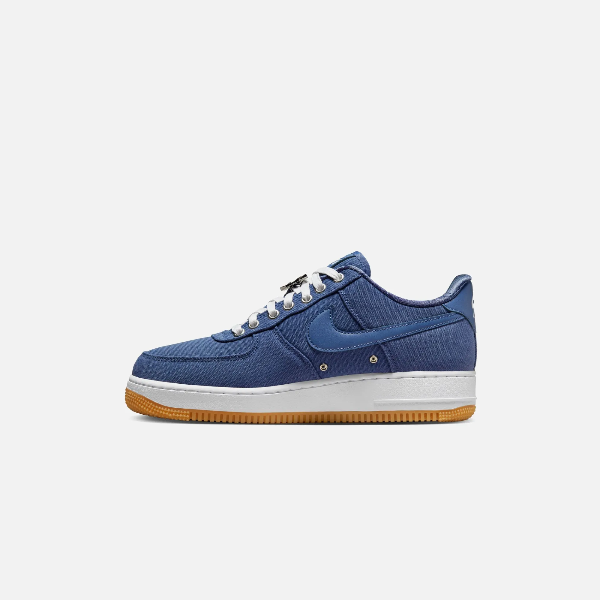 Best Nike Air Force 1 Low Prm Diffused Blue / White / Metallic Silver / Black