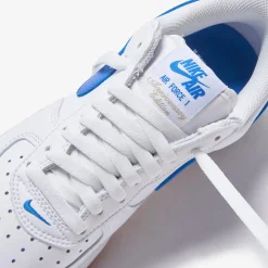 New Nike Air Force 1 Low Retro White / Royal Blue / Gum / Yellow
