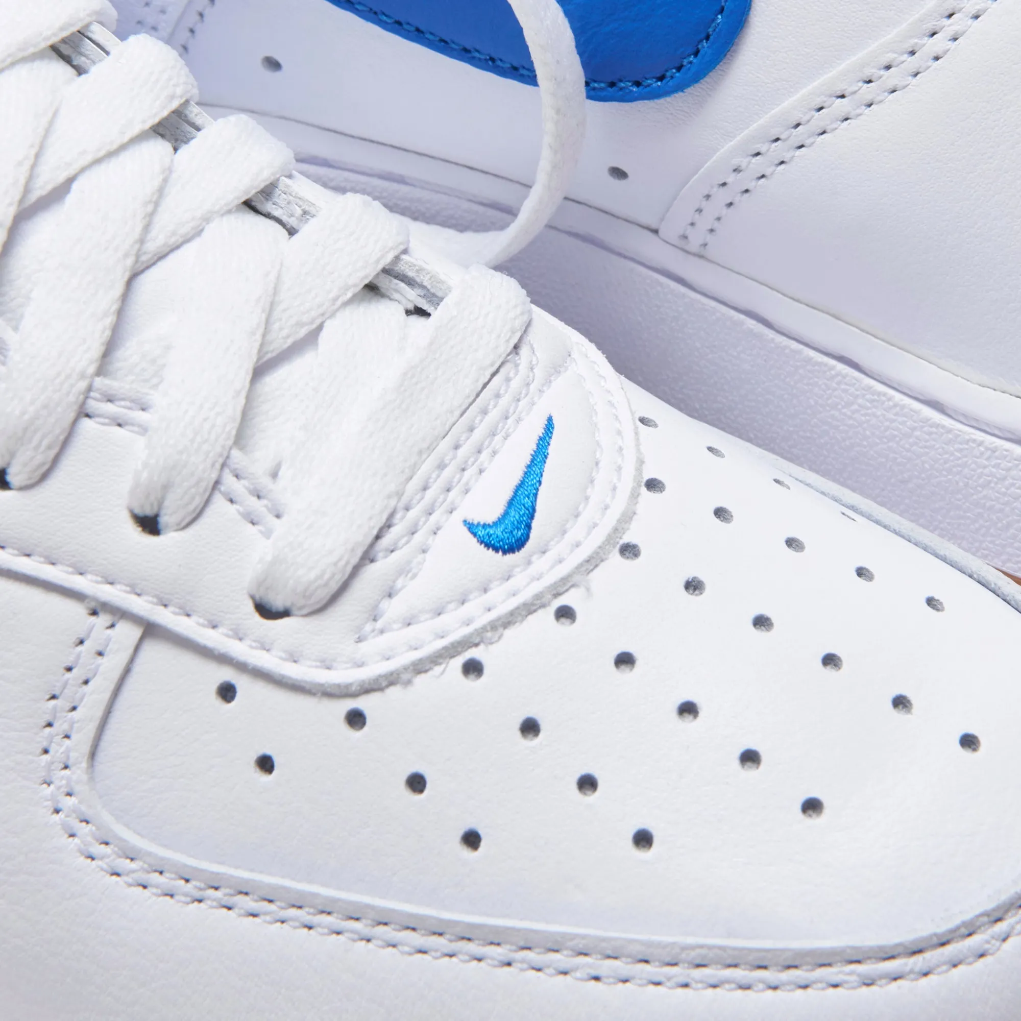 New Nike Air Force 1 Low Retro White / Royal Blue / Gum / Yellow
