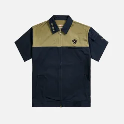 Best Sale Nike Air Jordan X Aleali May Wmns Srt Crew Shirt Medium Olive / Sail / Black