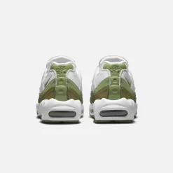 New Nike Air Max 95 White / Oil Green / Medium Olive