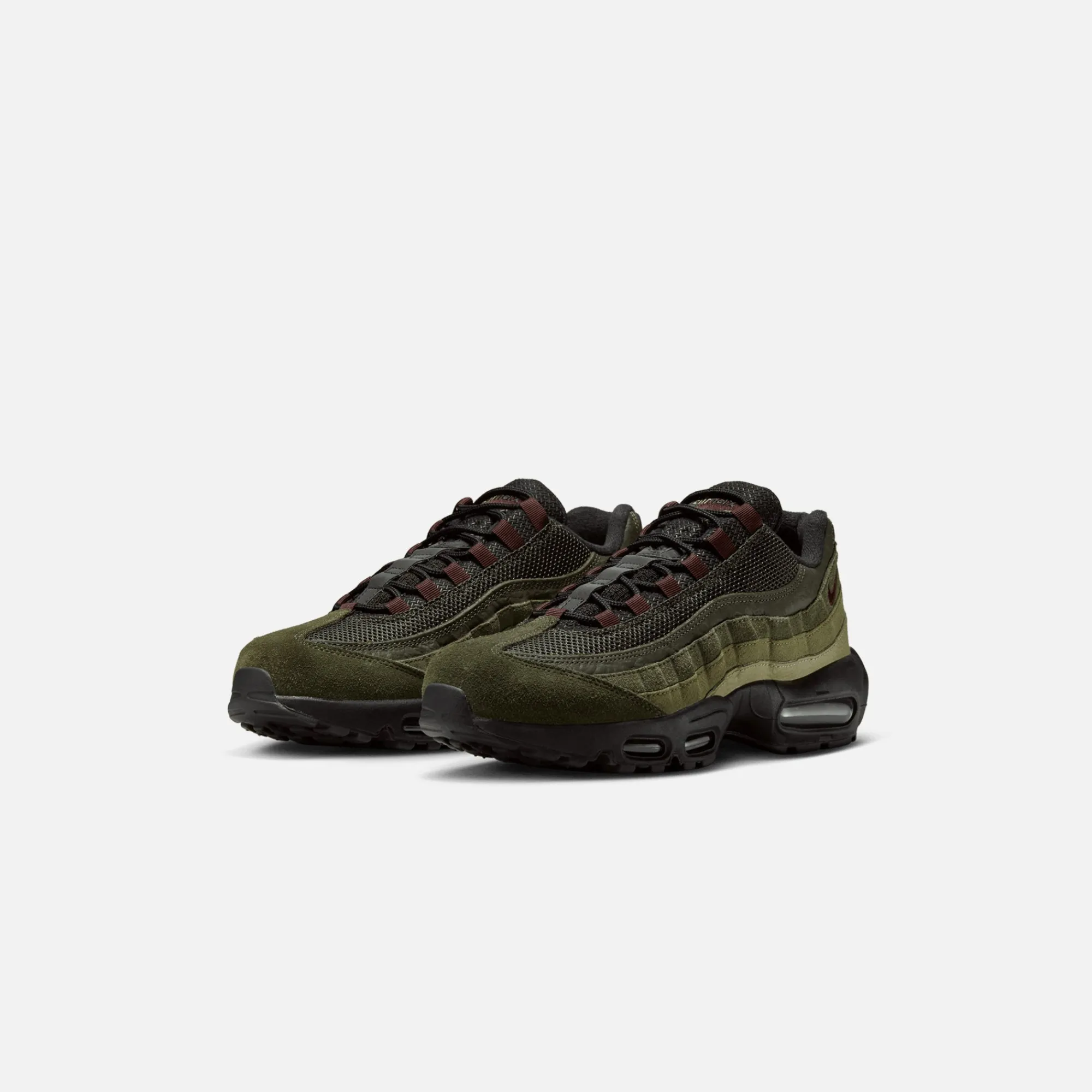 Discount Nike Air Max 95 Black / Earth / Sequoia / Cargo Khaki