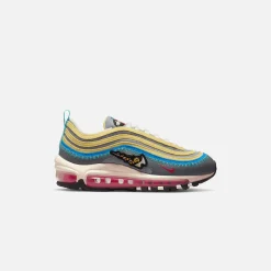 Shop Nike Air Max 97 Grade School Iron Grey / Phantom / Particle Grey / Celery