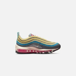 Shop Nike Air Max 97 Grade School Iron Grey / Phantom / Particle Grey / Celery