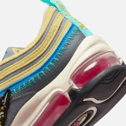 Shop Nike Air Max 97 Grade School Iron Grey / Phantom / Particle Grey / Celery