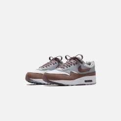 Best Nike Air Max 1 Prm Summit White / Plum Eclipse / Wolf Grey