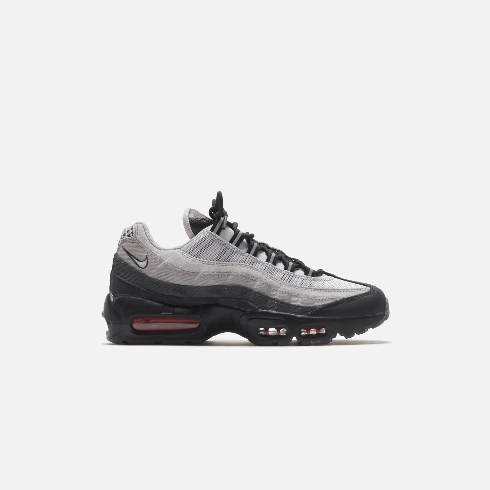 Shop Nike Air Max 95 Prm Black / White / Pure Platinum / Light Smoke Grey
