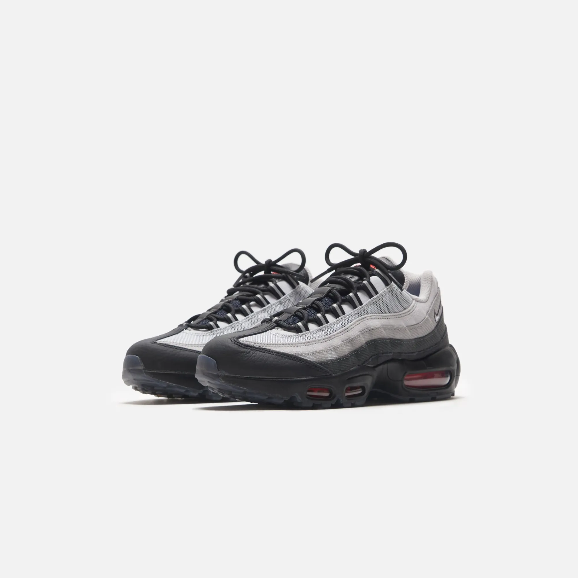 Shop Nike Air Max 95 Prm Black / White / Pure Platinum / Light Smoke Grey