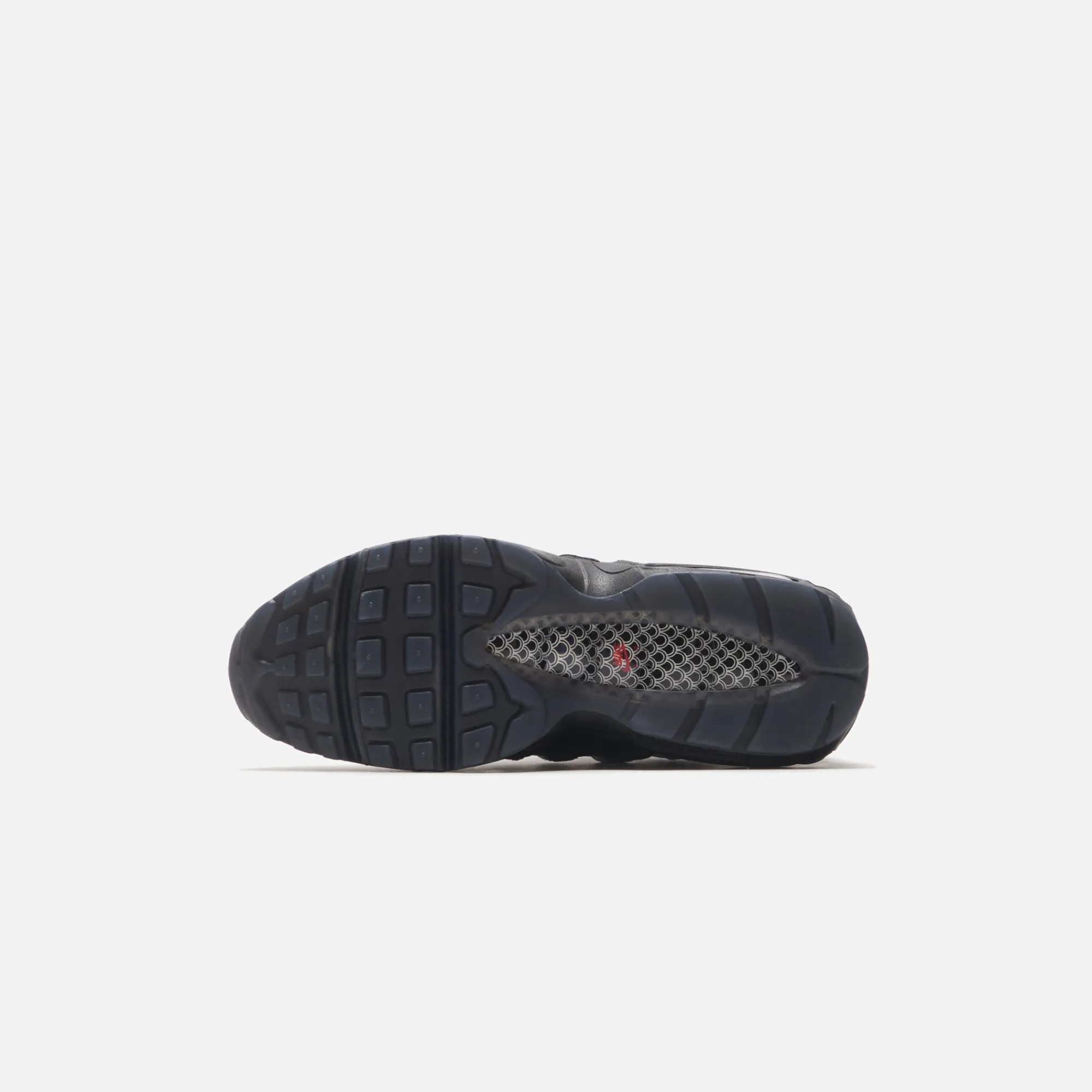 Shop Nike Air Max 95 Prm Black / White / Pure Platinum / Light Smoke Grey