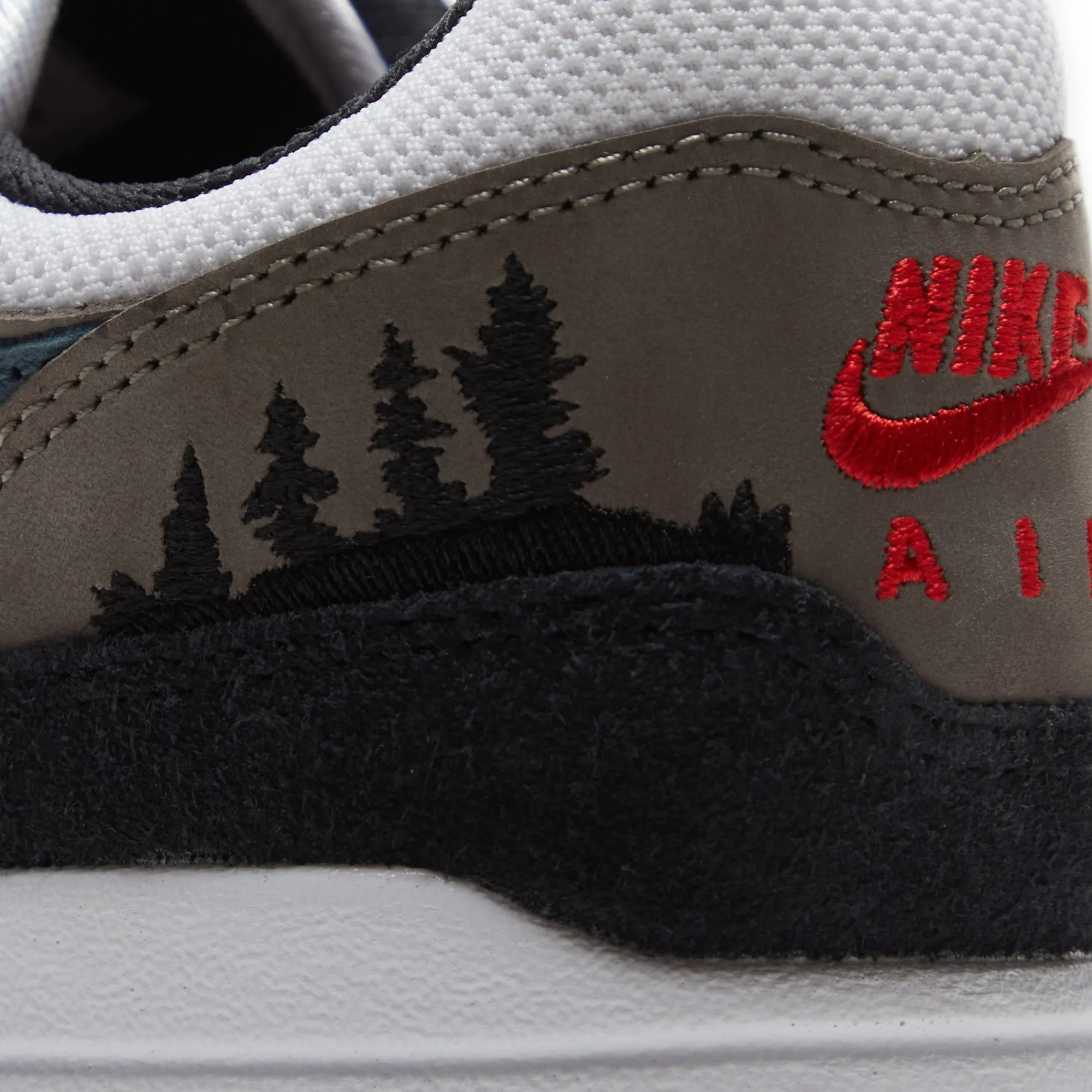 New Nike Air Max 1 Prm White / State Blue / Black / Soft Grey