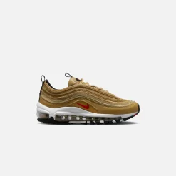 Fashion Nike Air Max 97 Qs Bg Metallic Gold / Varsity Red / Black / White
