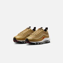 Fashion Nike Air Max 97 Qs Bg Metallic Gold / Varsity Red / Black / White