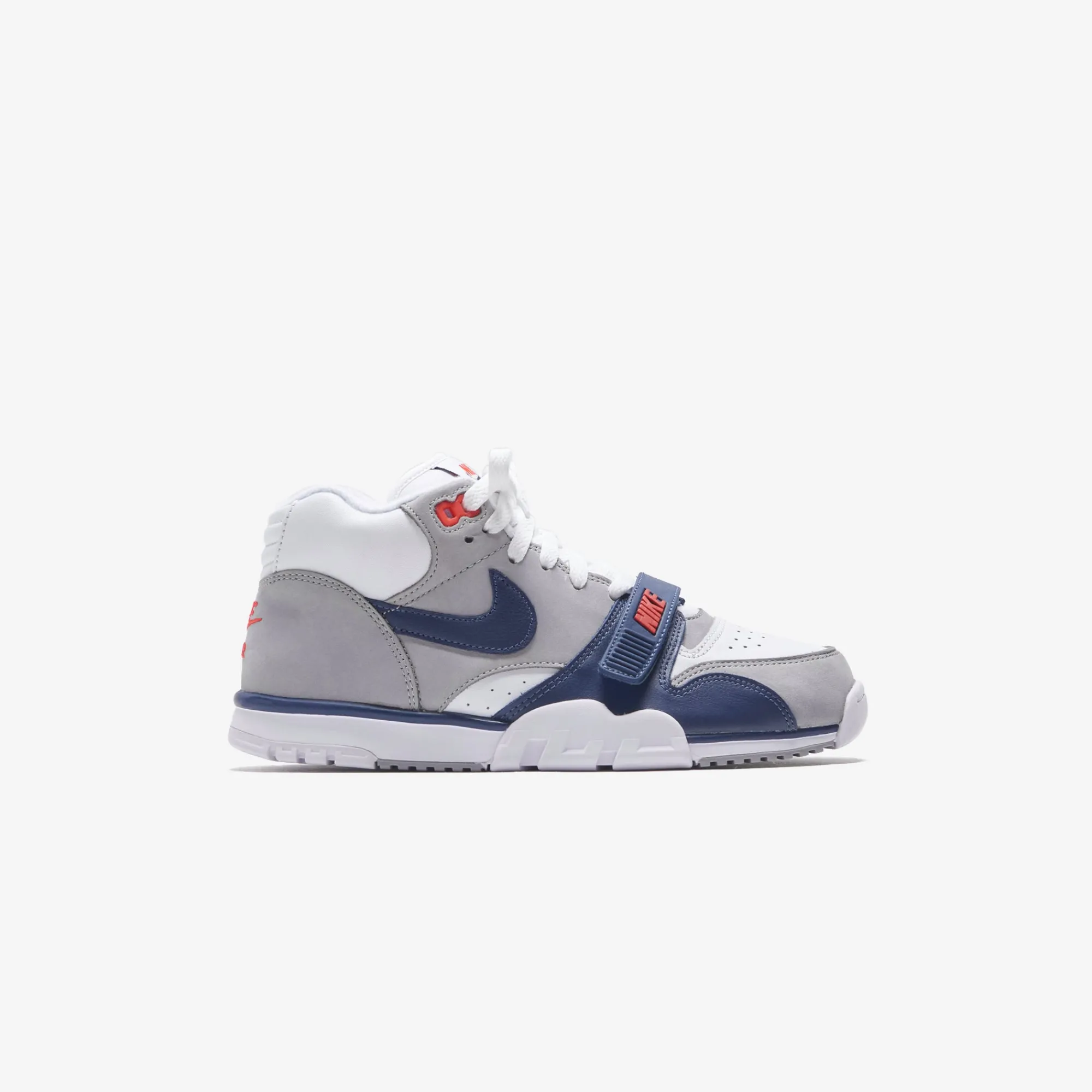 Best Nike Air Trainer 1 White / Midnight Navy / Med Grey / Chile Red