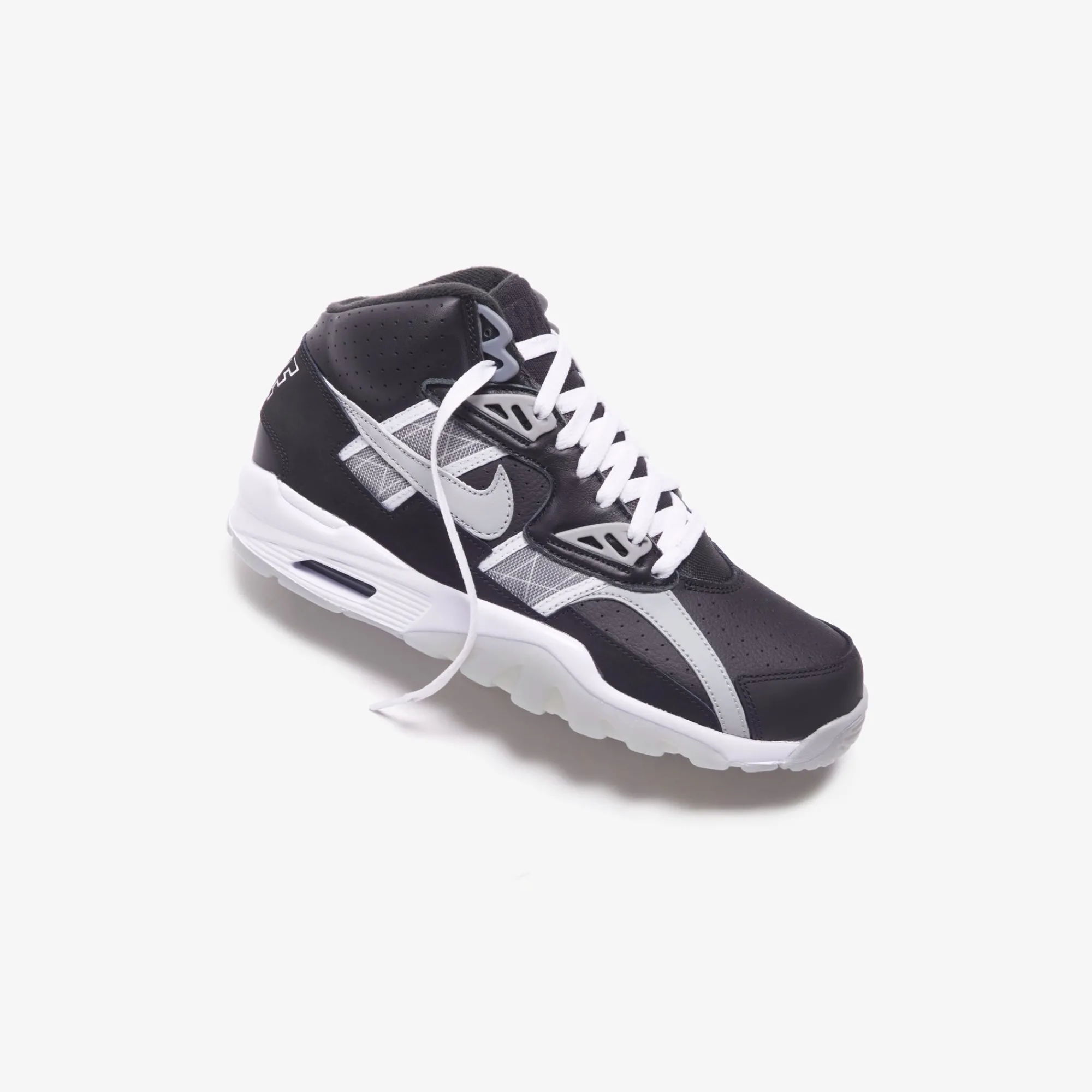 Store Nike Air Trainer Sc High "Raiders" Black / Cool Grey / White / Light Smoke Grey