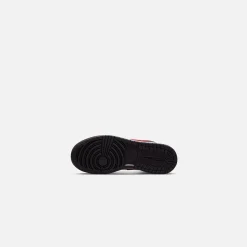 Shop Jordan Airgrade School 1 Low Black / Fire Red / White