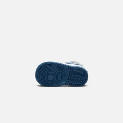 New Jordan Airtoddler 1 Mid Cement Grey / White / True Blue