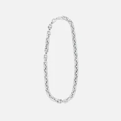 Cheap Emanuele Bicocchi Anchor Chain Link Necklace Silver