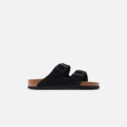 Shop Birkenstock Arizona Soft Footbed Suede Black