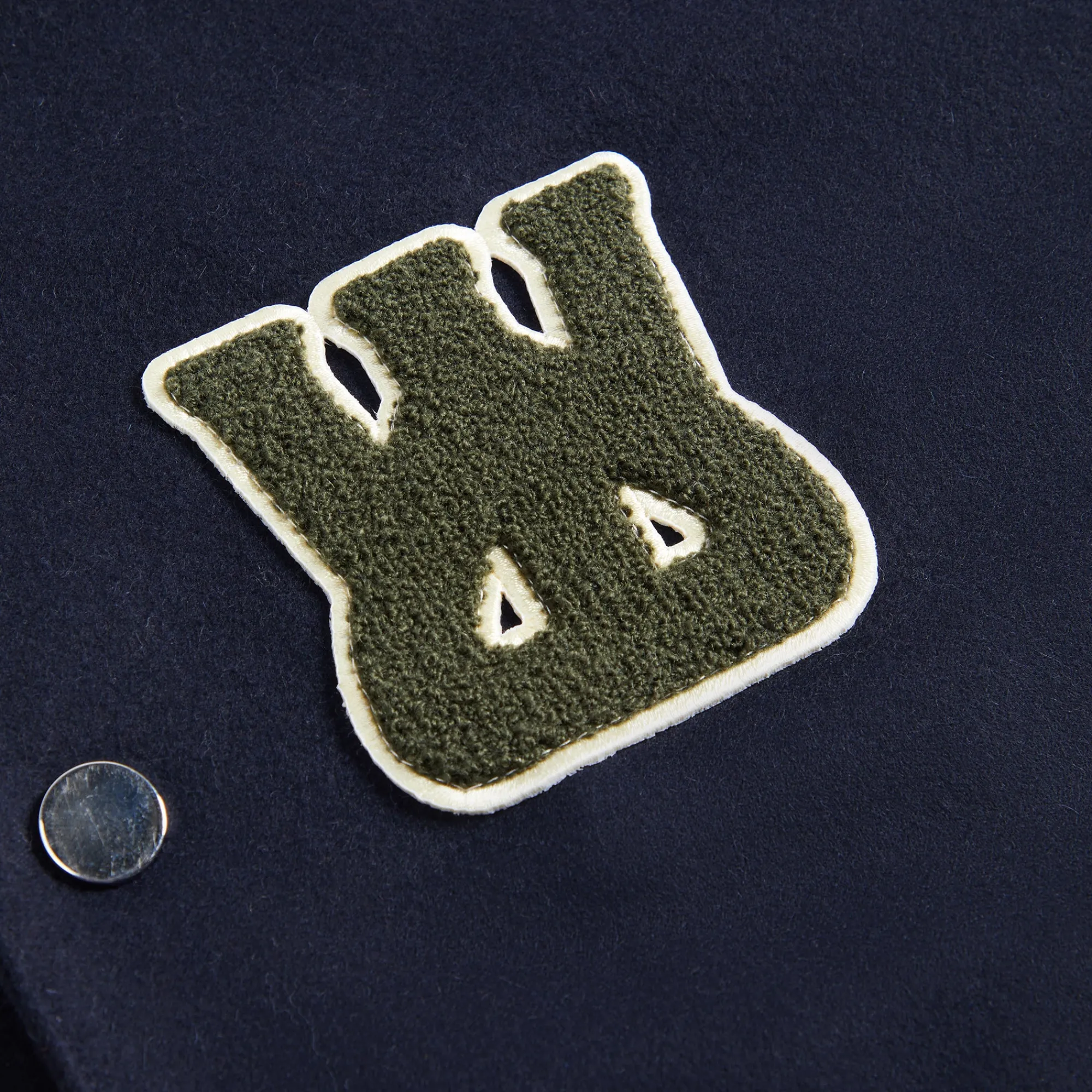 Online Wales Bonner Ascend Varsity Jacket Navy / Ivory