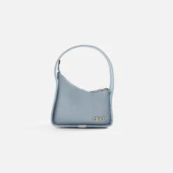 New CIRIACO Ashley Minimalist Denim Baguette Blue