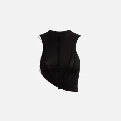 Best Sale Sami Miro Vintage Asymmetric Sleeveless Top Black