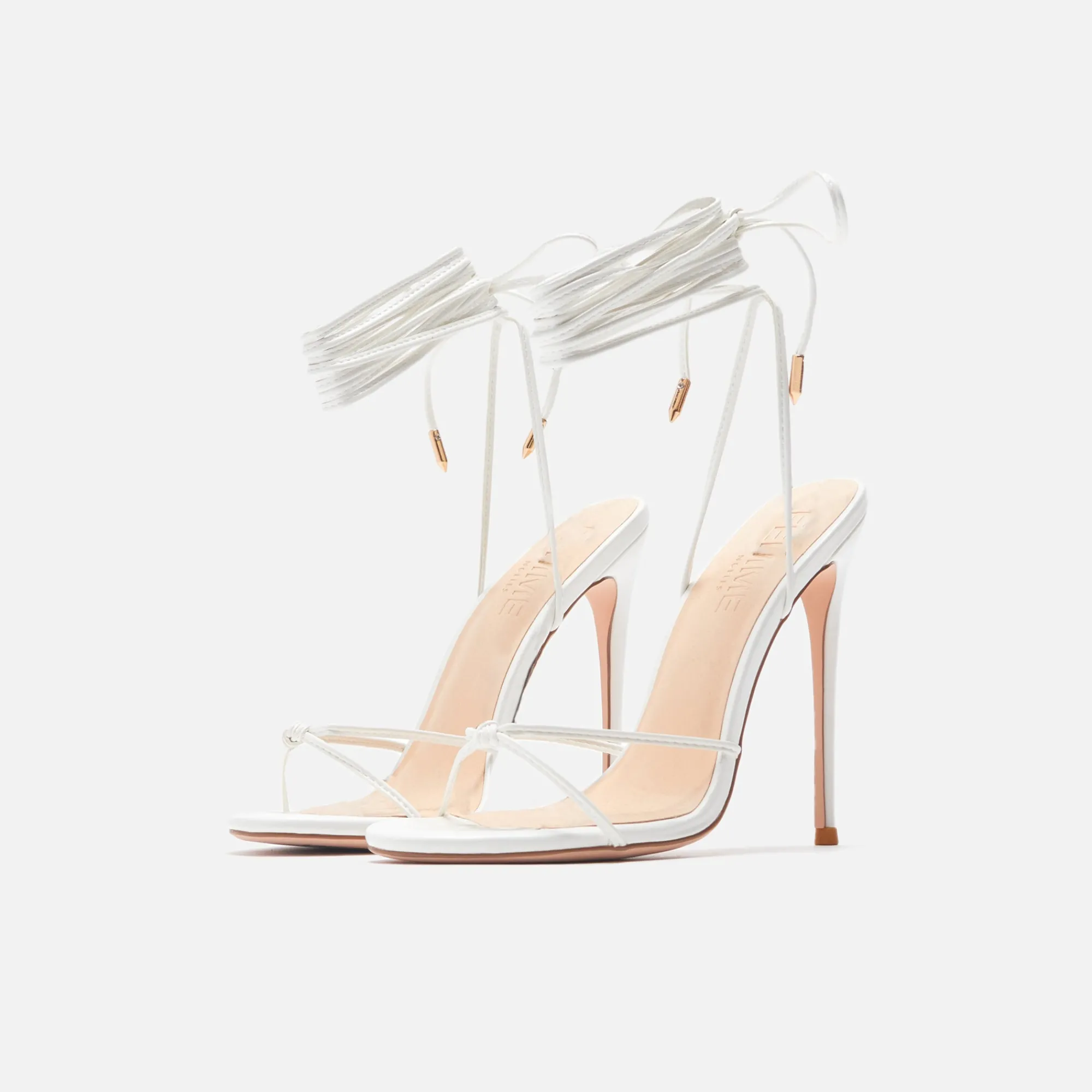 Hot Femme LA Athens Lace Up Ivory