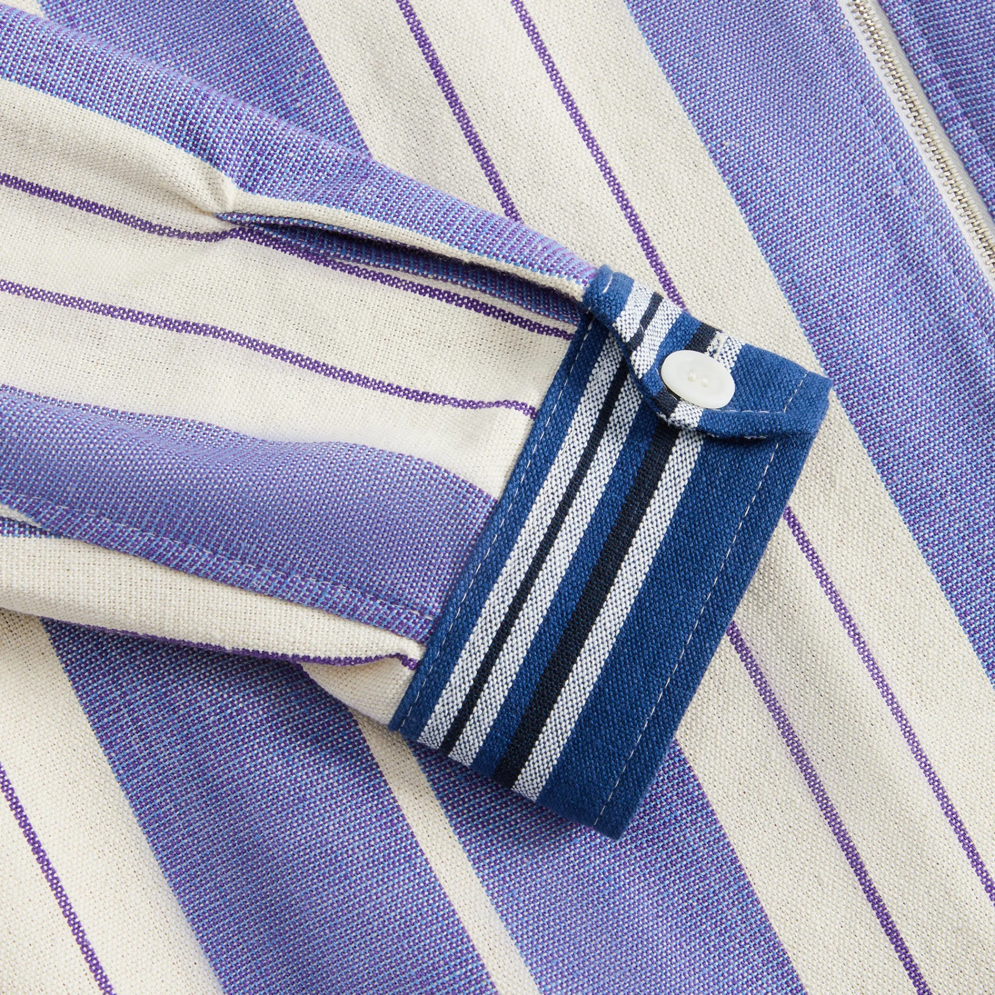 Shop Wales Bonner Atlantic Jacket Blue / White