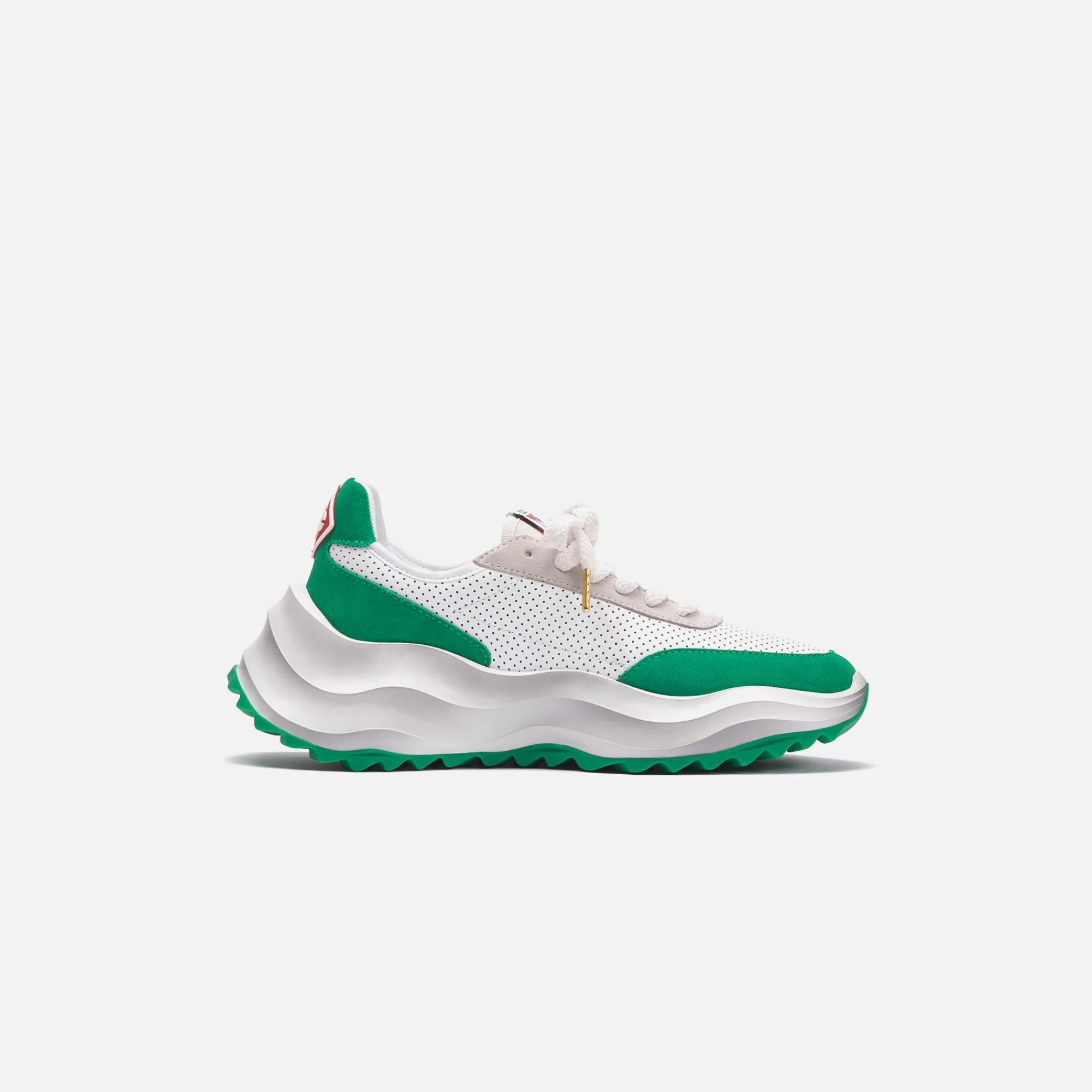 Discount Casablanca Atlantis Sneaker Leather White / Green