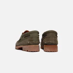 Cheap Timberland Authentic 3 Eye Classic Lug Dark Green Suede