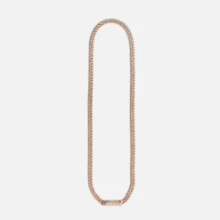 Shop Greg Yuna Baby Cuban Chain 22 Inches Rose Gold