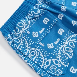 Outlet Rhude Bandana Shorts Marine Blue