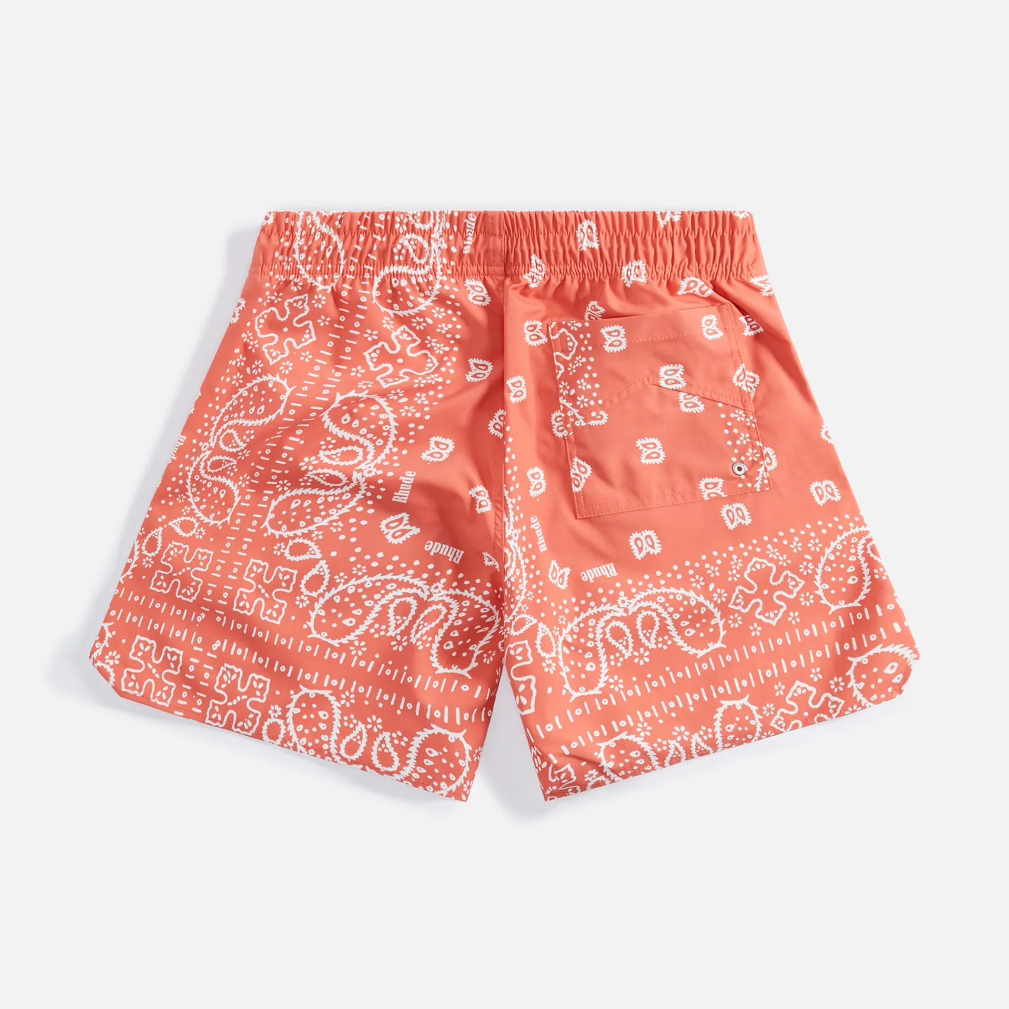 Online Rhude Bandana Trunks Orange