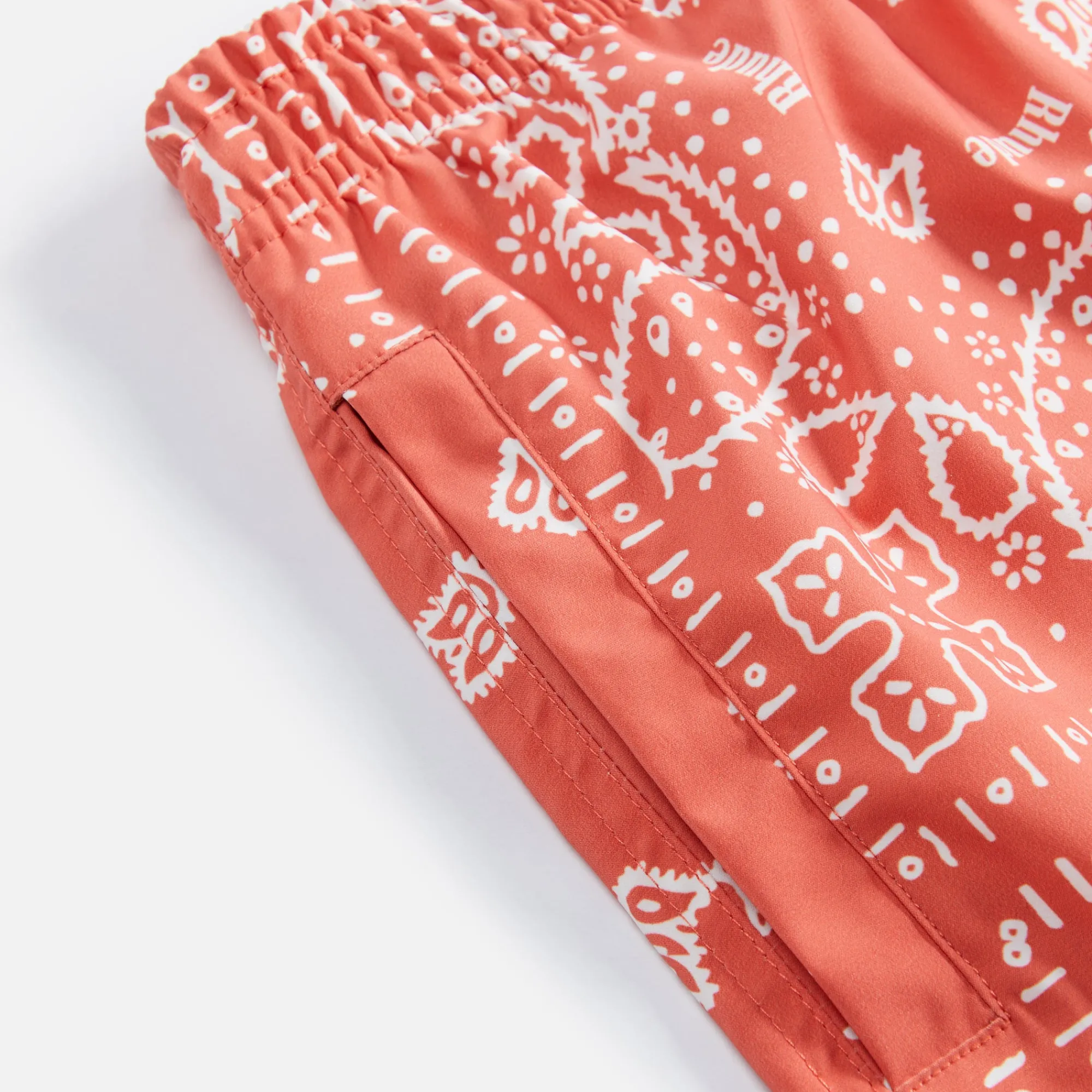 Online Rhude Bandana Trunks Orange