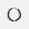 Shop Emanuele Bicocchi Beads Bracelet Black