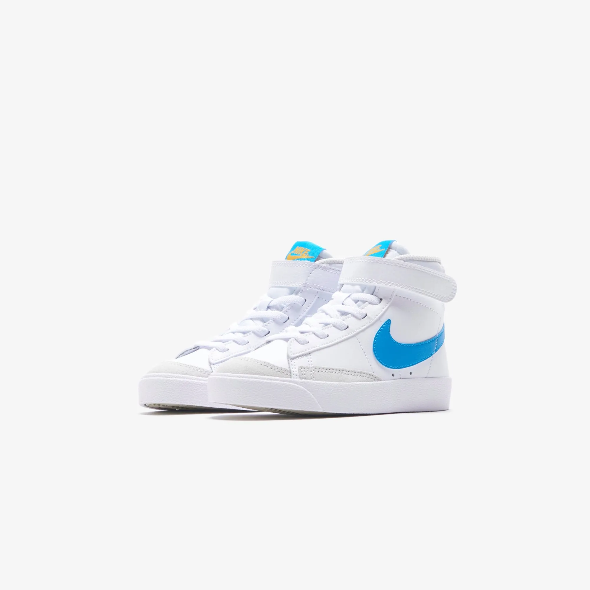 Flash Sale Nike Blazer Mid `77 White / Laser Blue / Yellow Ochre / Light Bone