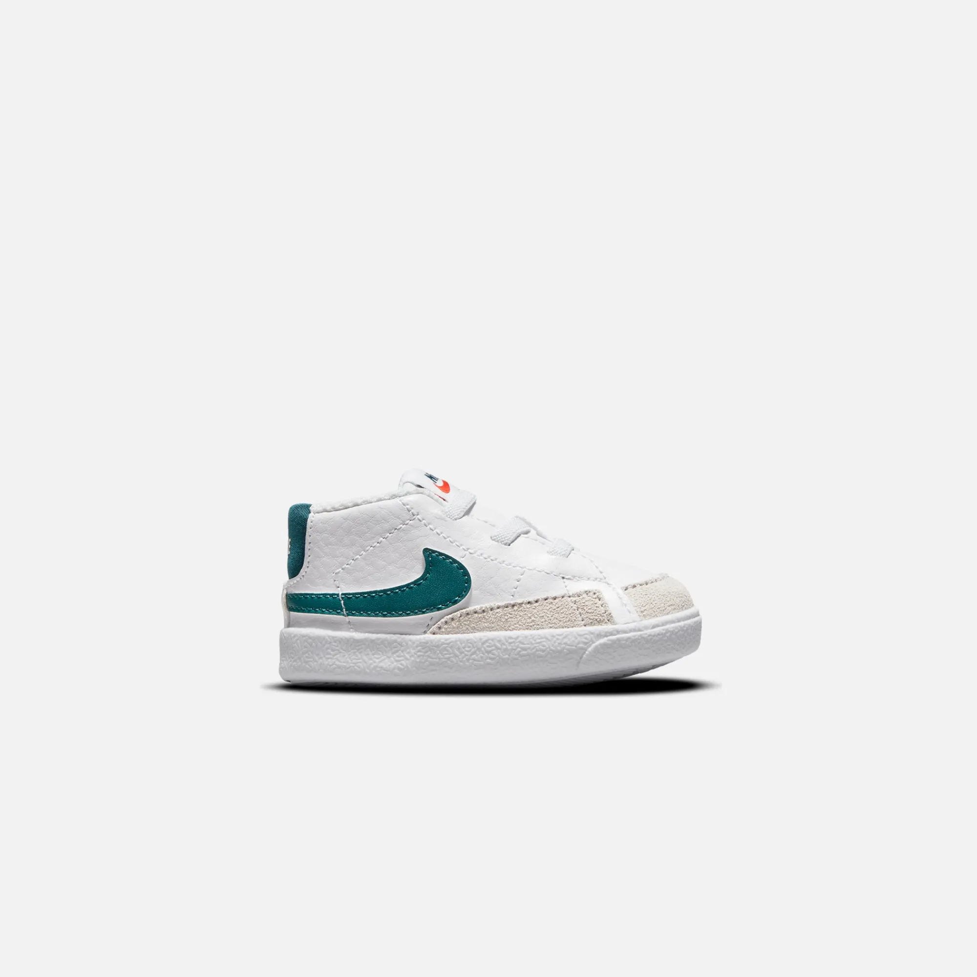 Best Nike Blazer Mid Crib White / Dark Teal Green / Team Orange