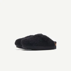 Best Sale Birkenstock Boston Platform Big Buckleteddy Black Shearling